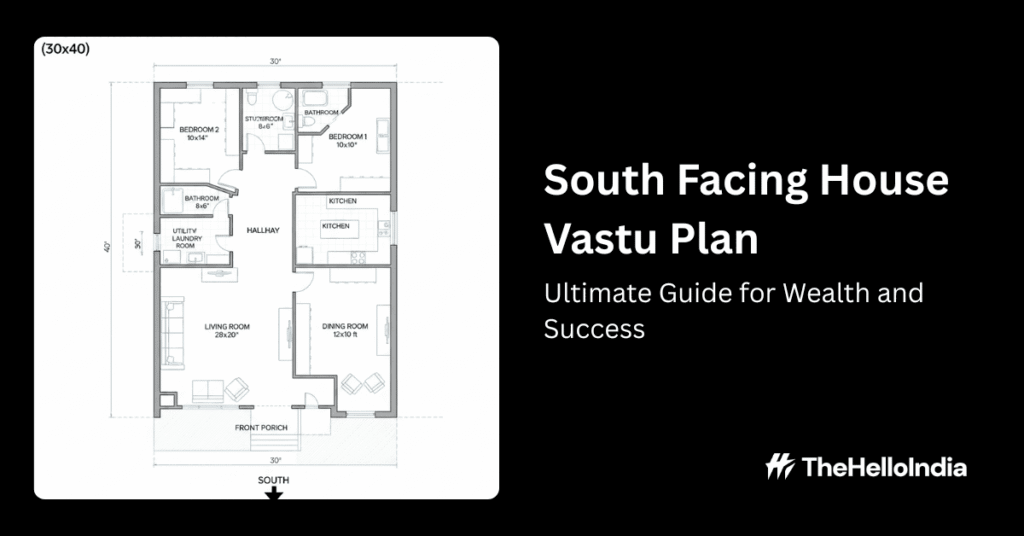 South Facing House Vastu Plan