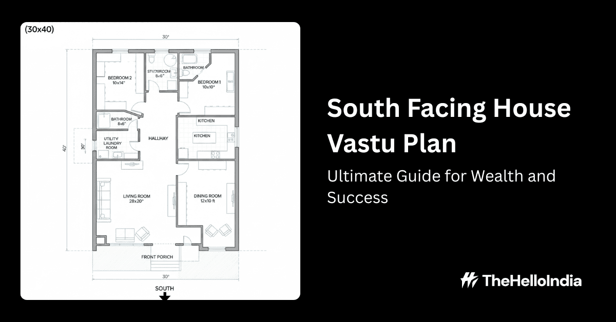 South Facing House Vastu Plan